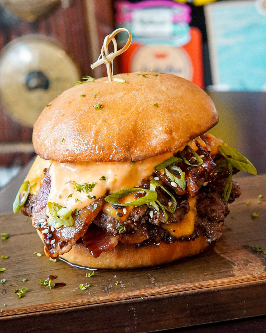 Korean Bacon Cheeseburger (March Burger of the Month)