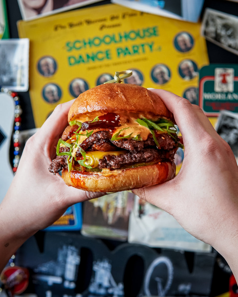 Korean Bacon Cheeseburger (May BOTM)