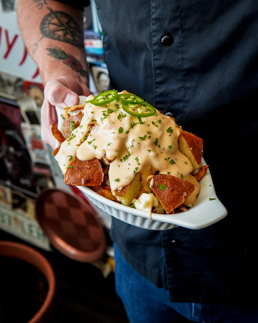 Pulled Pork Pretzel Poutine (Oct. 21-27)