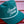 Load image into Gallery viewer, Nylon Rope Hat (Teal/White)
