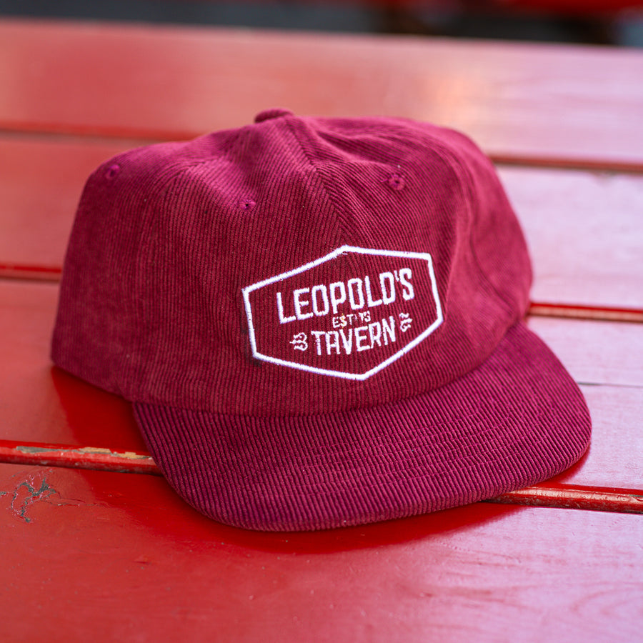 Corduroy Hat (Oxblood)